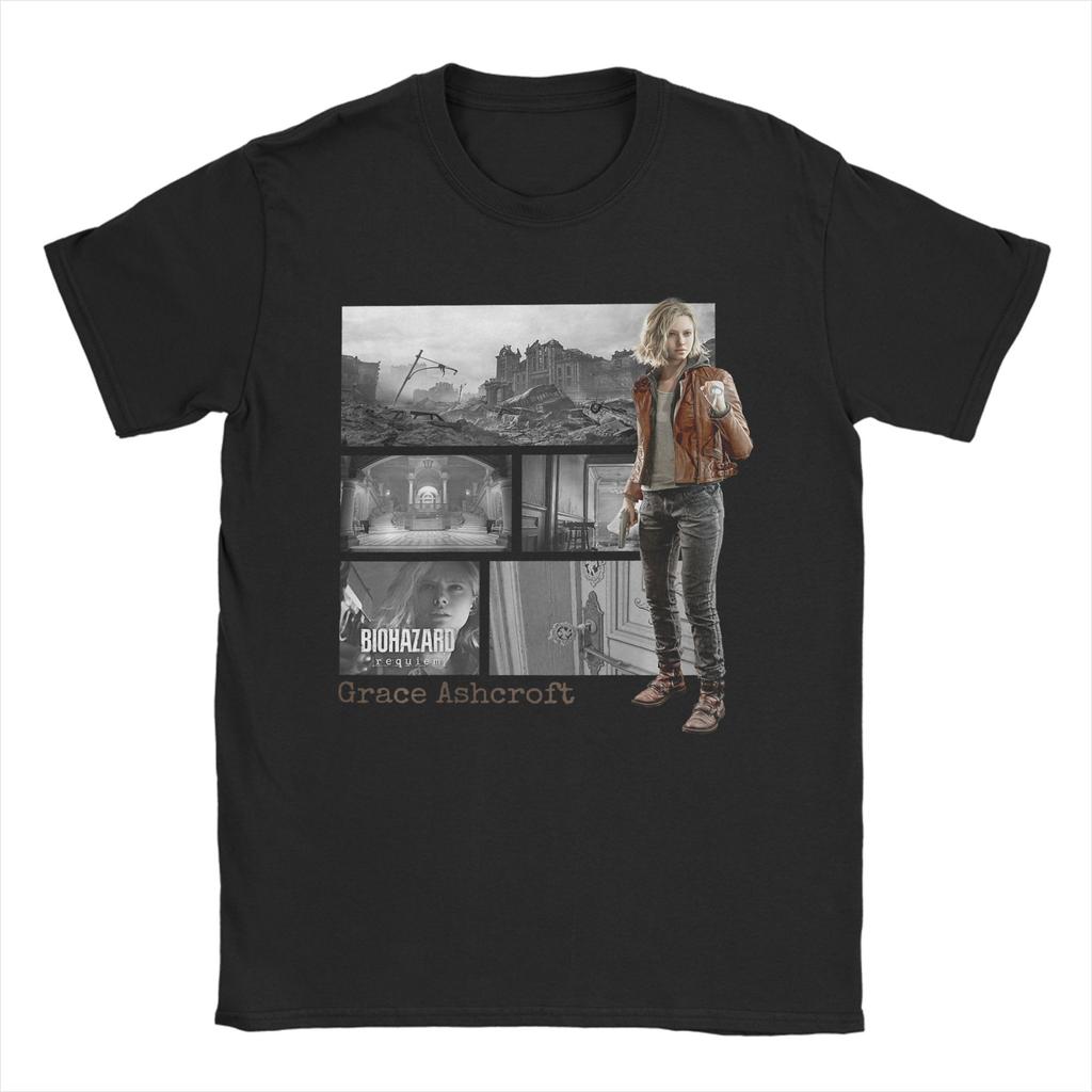 Resident Evil Graphic, Umbrella Corp Spy T-Shirt for Unisex Fashion Tee Shirt Round Collar Short Sleeve T Shirt Plus Size Tops