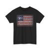 Retro 2nd Amendment American Flag NRA Gun Rights Graphic Heavy Cotton TShirt