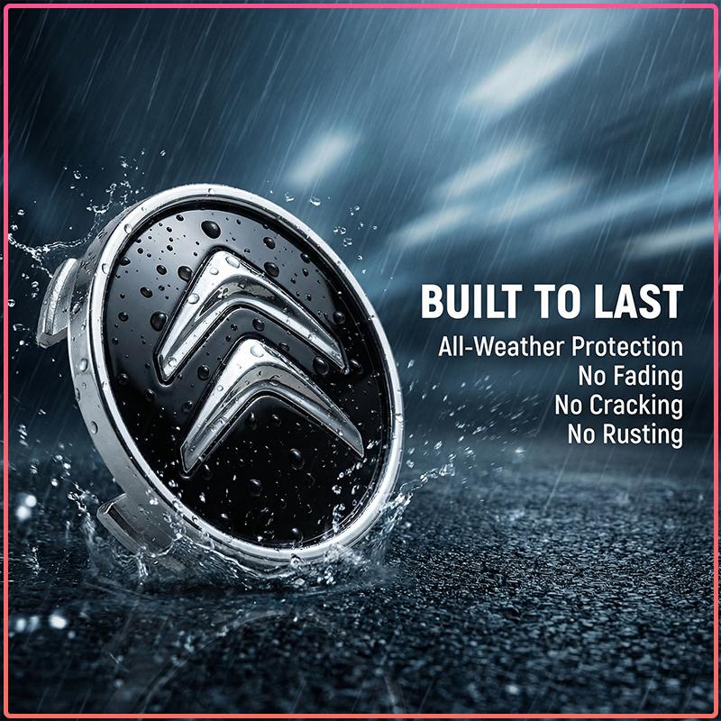 4Pcs 60MM Car Wheel Hub Center Caps Dust-Proof Snap-On Wheel Cover For Citroen C1 C3 C4 C5 C6 2CV VTS Picasso Cross Cactus RD3 C4L DS3 DS4 DS5