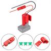 2025+ Battery Adapter for 12V with Switch Fuses & Wire Terminals Battery Adapter Power Converter Kit