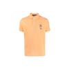 Polo SS23 Solid Color Logo Bear Embroidery Short Sleeve Polo Shirt Men Tops Orange 710853312-020