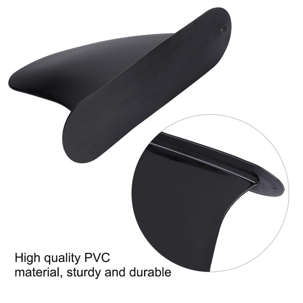 Sturdy Black PVC Skeg Tracking Fin Surfboard Fins for Kayaks Canoes Rowing Boats
