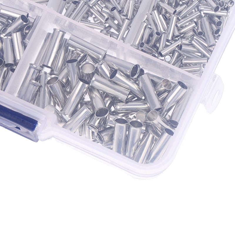 600 Pezzi 0,5-6,0 Mm² Capicorda a Cappuccio Terminali a Crimpare per Cavo Elettrico