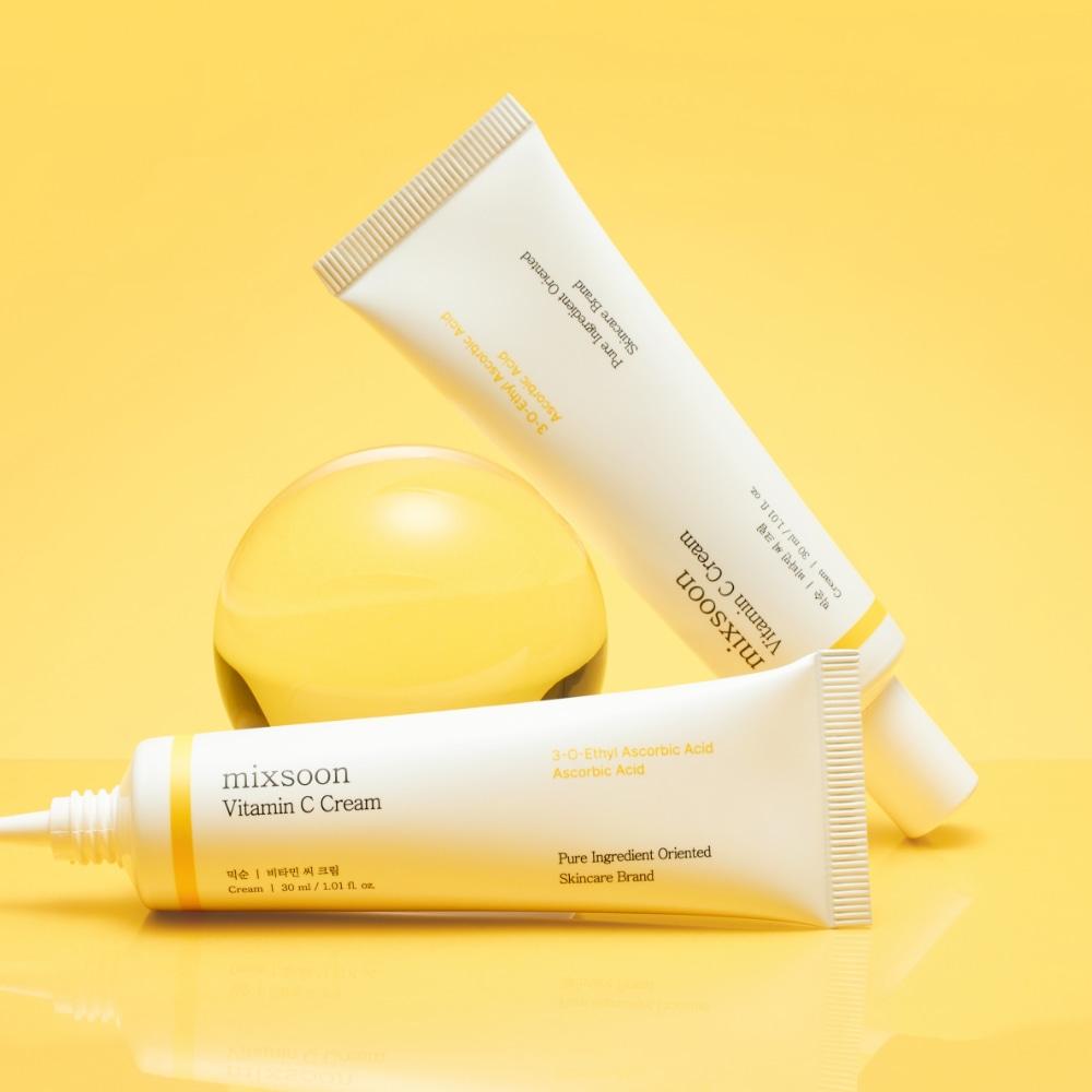 [Mixsoon] Vitamin C Cream Brightening Hydrating Radiance Facial Cream 30ml