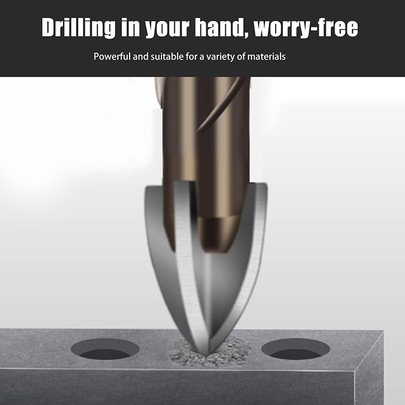 3-12Mm Cross Hex Tile Drill Bits Set For Glass Ceramic Concrete Hole Opener Brick Hard Alloy Triangle Bit Tool Kit Metal Drill