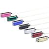 8 Tone 4 Holes Mini Harmonic Pendant Metal Musical Instrument Toys Harmonica Pendant