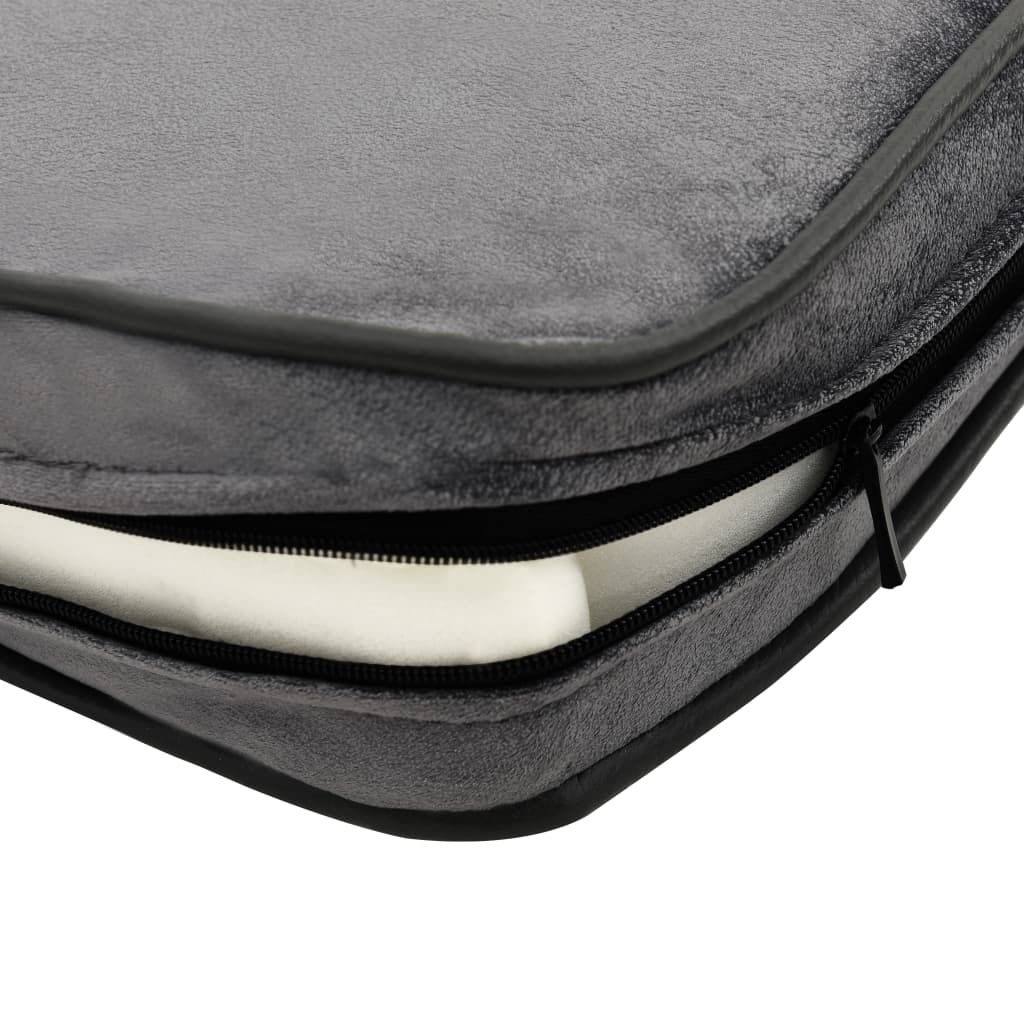 Pet Sofa Gray 81x43x31 cm Plush and Faux Leather