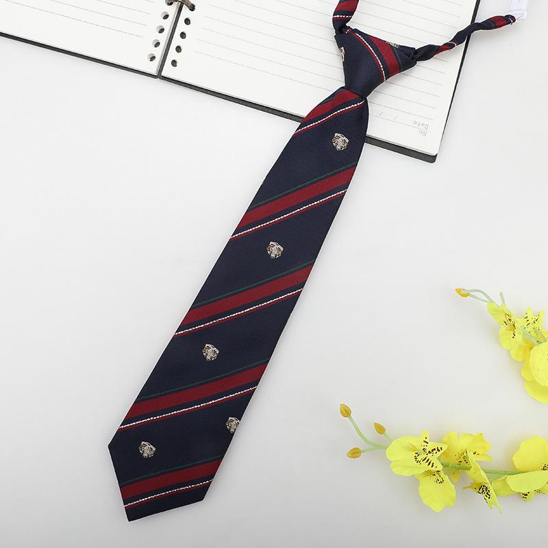 Jk Small Tie Female College Style Lazy Japanese Plaid Uniform Shirt Tie Student Ins Men'S And Women'S Short Styles Free Of Charge