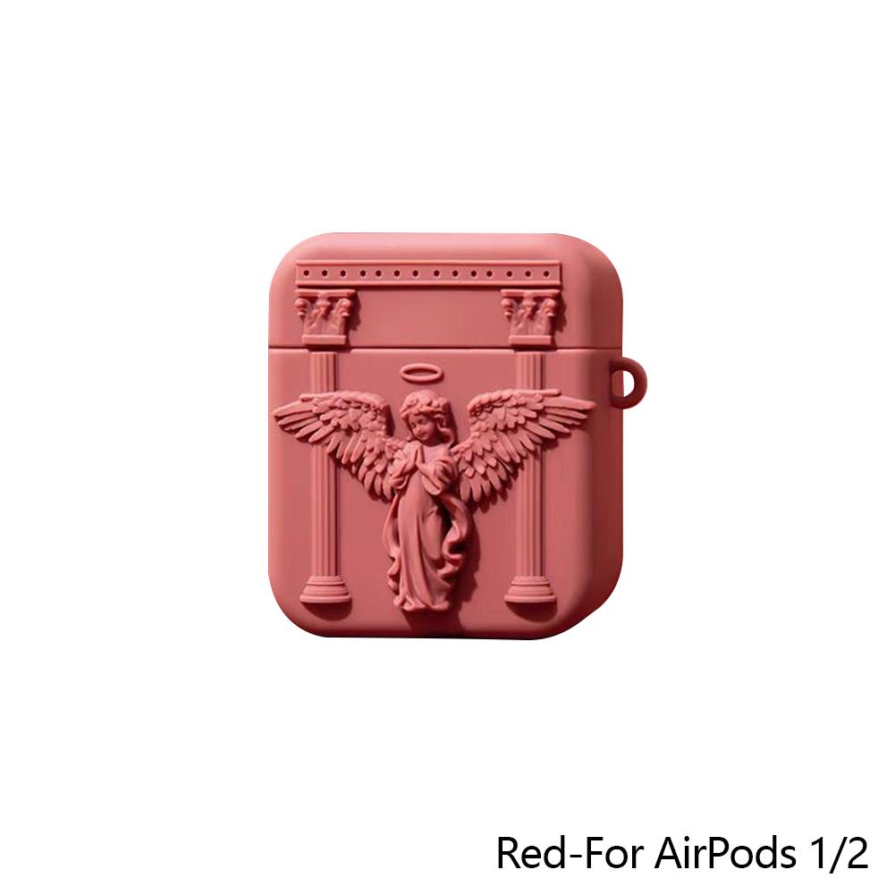 Cute 3D Prayer Angel Silicone Case For Airpods 3 2 1 Wireless Charging Protective Shell Soft Cover For Airpods Pro 1 2