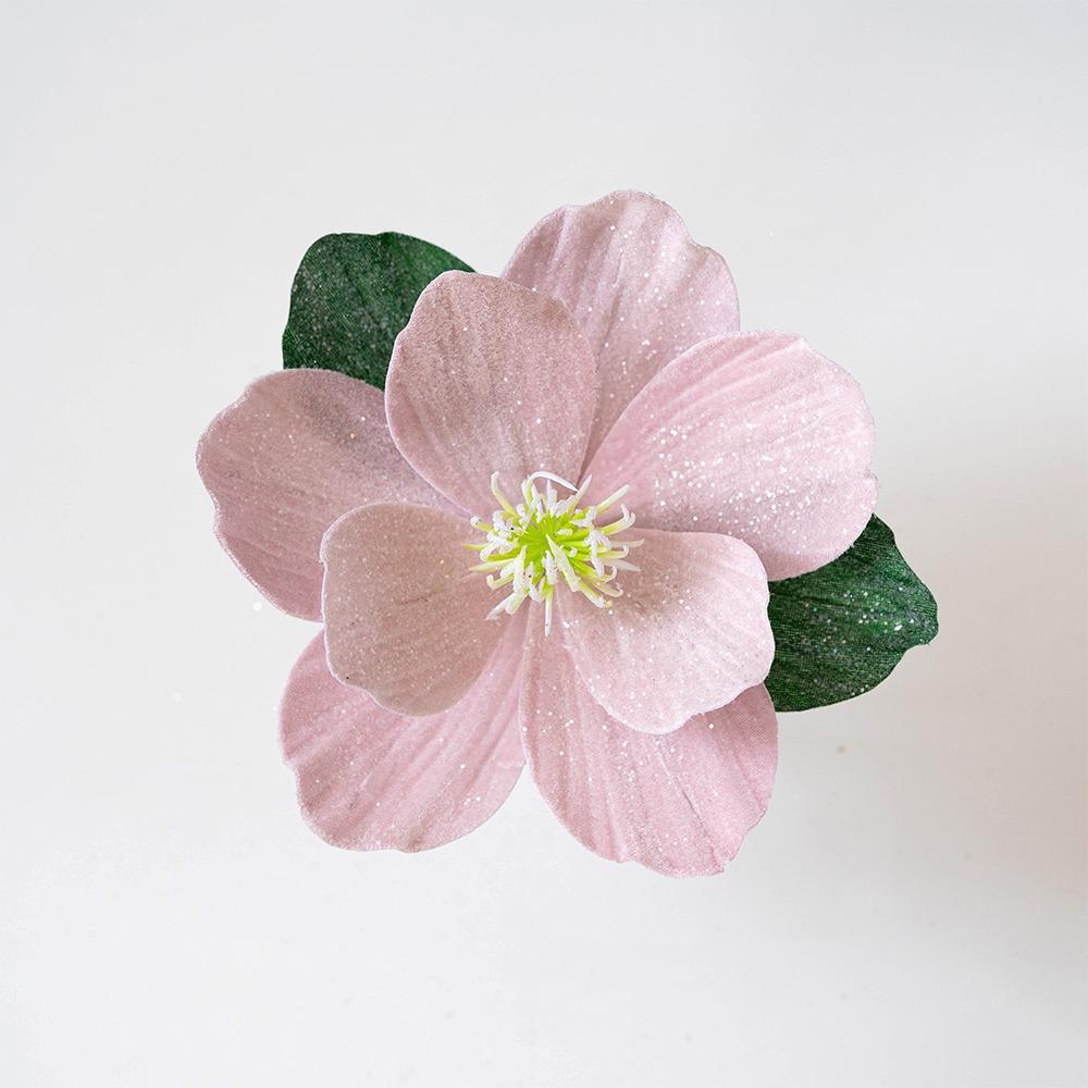 Velvet Christmas Lotus Flower 25cm Christmas Tree Wreath Multi-color Xmas Tree Ornaments  New Year
