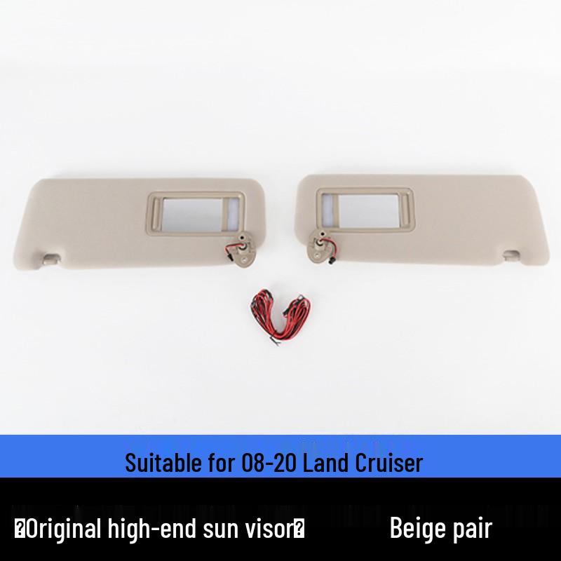 

08-21 Land Cruiser Sun Visor Sunshade Front Windshield Makeup Mirror with Light