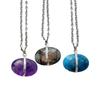 High-Quality Elongated Stone Simple And Fashionable Water Drop Pendant Necklace Popular Jewelry Natural Stone Crystal Jewelry