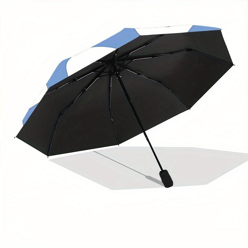1pc Egg Pattern Automatic Open/Close Umbrella with One Touch Button,, Windproof Design Lightweight Portable Umbrella for Women & Men6082
