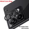 For Redmi Note 13 Pro 5G Metal Camera Protector Ring Xiaomi Redmy Note13 Pro+ 13Pro Plus 14 14Pro 4G Lens Tempered Glass Cover 4