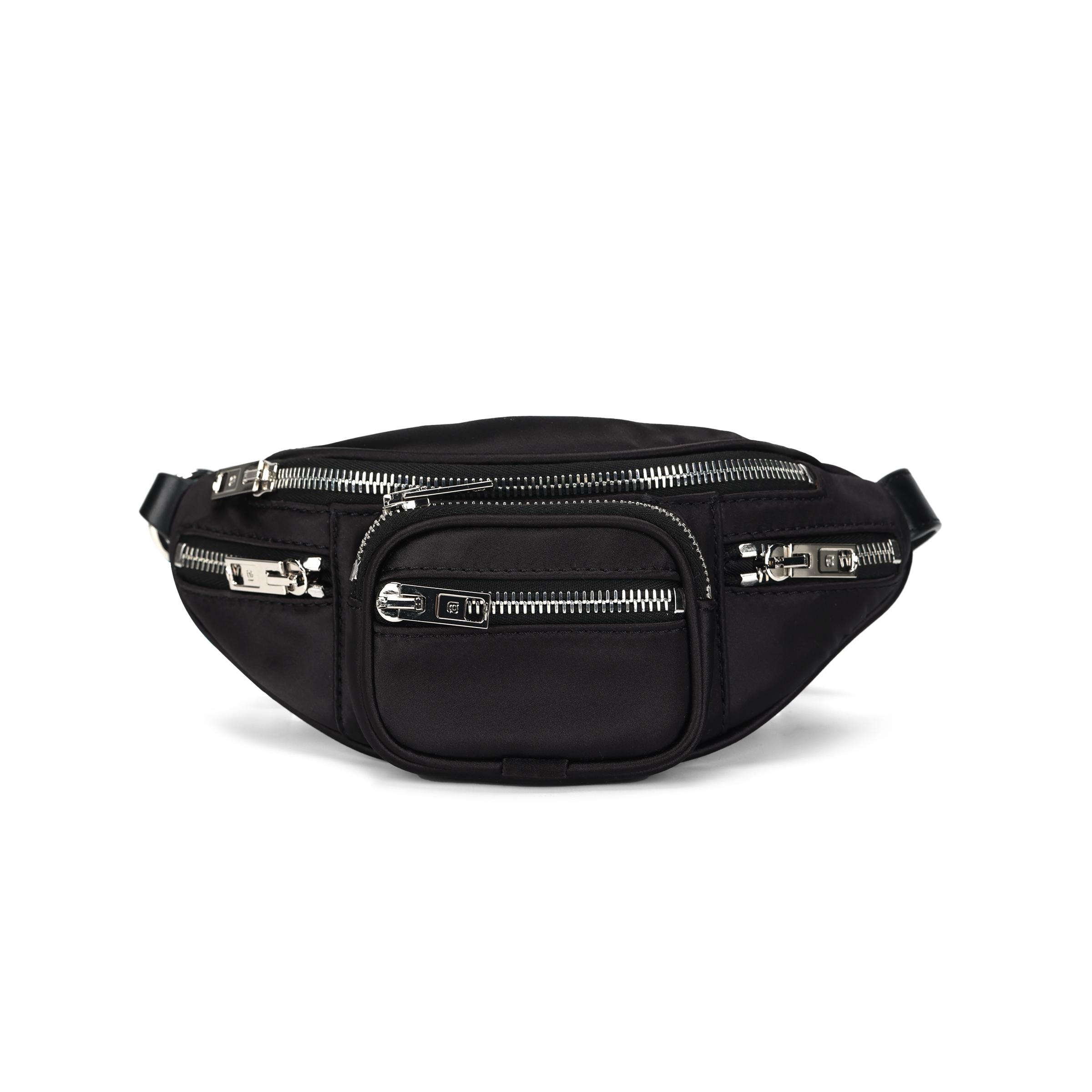

New Alexander Wang Polyester Crossbody Bag, Fanny Pack Mini Unisex Black 20C120R282 21.1*5.1*8.9CM