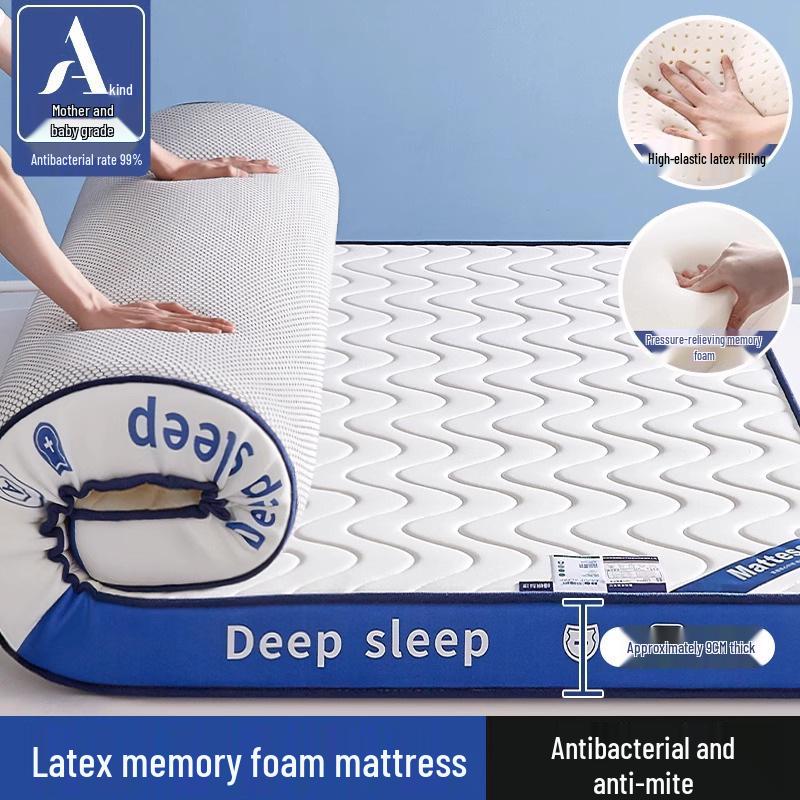 Latex Memory Foam Mattress Soft Pad for Home, Dorm, or Rental Use – Ideal for Single Tatami Beds