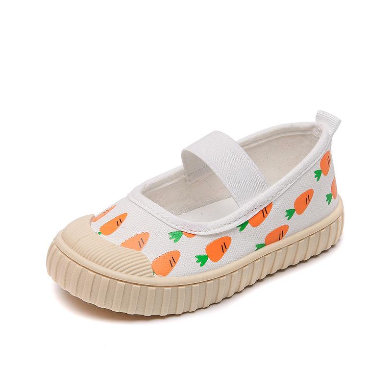 

Children Cartoon Canvas Shoes Princess Girls Printing Lovely Casual Shoes Lightweight Comfortable Flat Baby Sports Sneakers 21