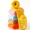 5pairs Youngsters Thermal Knee-high Socks, Suitable for Youngsters Learning To Walk, with Extra Thickness for Winter Warmth.