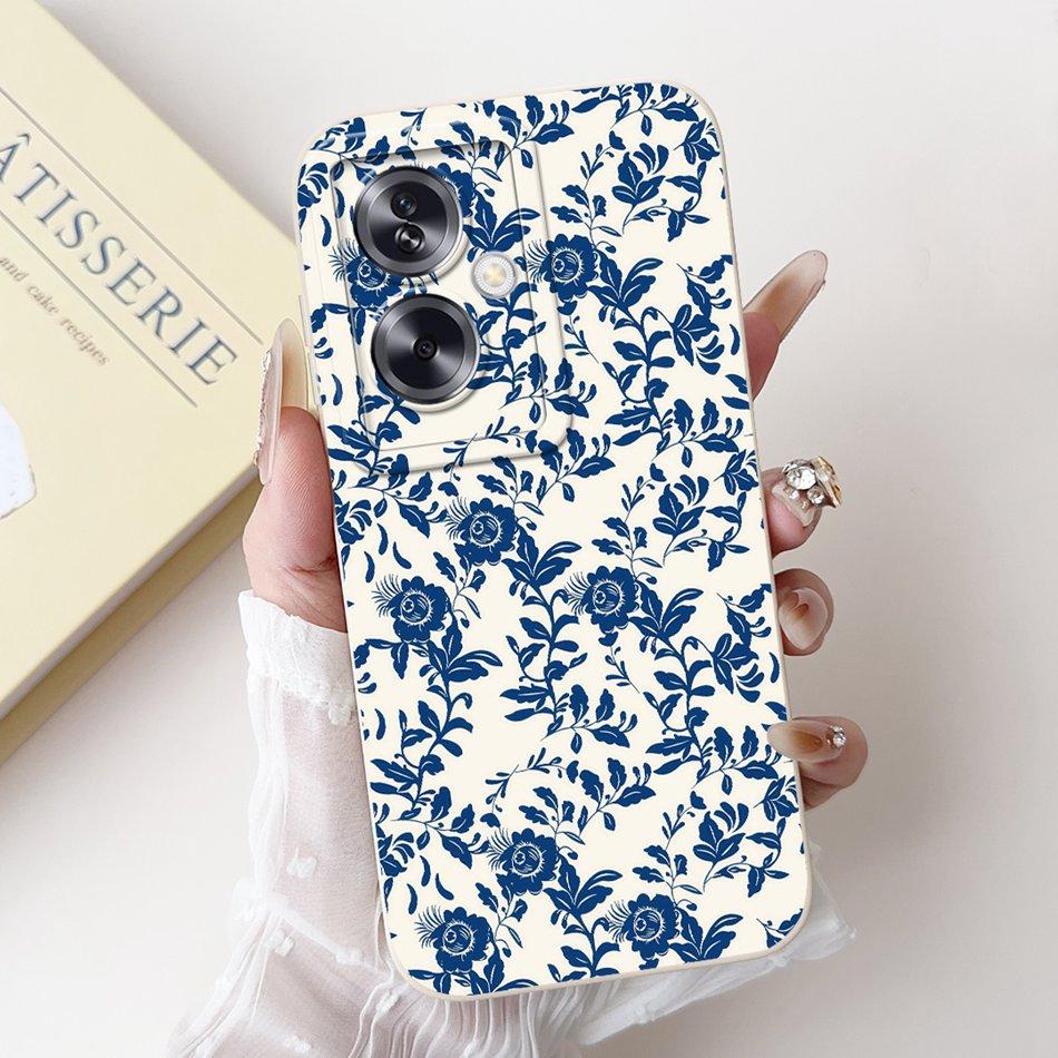 For OPPO A79 5G Beautiful Bow Rose Painting Phone Case For Oppo A79 5G CPH2553 CPH2557 Shockproof Soft Silicone Cases