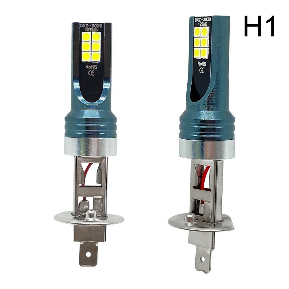 2Pcs LED Car Headlight H4 H7 H11 H3 H8 H9 H16JP H1 9005 9006 Fog Light Bulbs Auto Driving Running Lamps 6500K 12V 24V White Bulbs 7