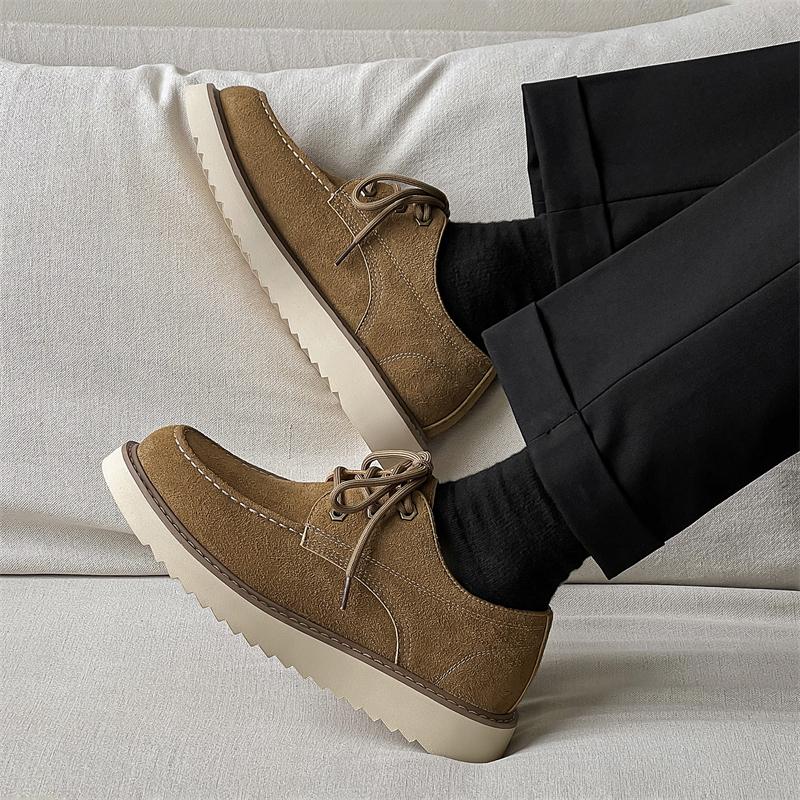 Genuine Leather Men's Leather Shoes Minimalist and Trendy Design Outdoor Leisure Party Daily Office Walking Men's Quality Shoes