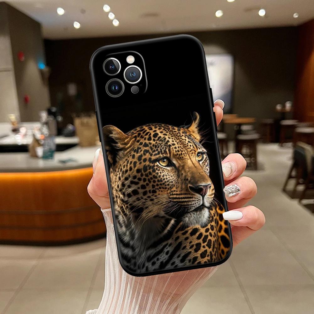 RA16 Leopard Phone Case for Samsung Galaxy A11 A12 A13 A15 A52S A53 A55 A56 A70 A71 A72 A73 F06 F16 F56 S10 Plus S10e