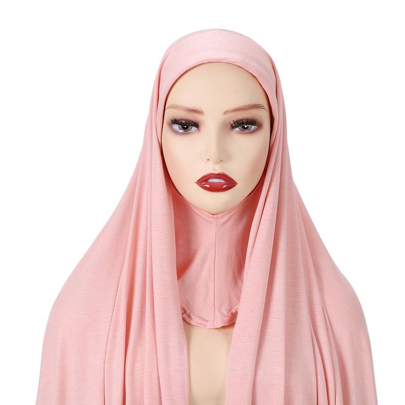 Full Cover Inner Muslim Jersey Hijab Instant Scarf Islamic Cap Head Wear Caps Underscarf Bone Bonnet Headcover Shawls