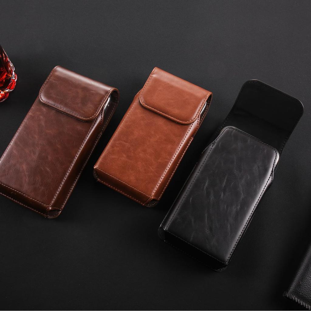 Miimall iPhone Belt Case Compatible with Galaxy Phone iPhone Pro iPhone iPhone Galaxy Black Holder, 6.7-inch Smartphones, Pouch, 16/15/14/13/12 Max,