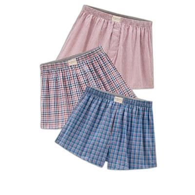 Giordano Men's 3-Pack Cotton Woven Boxer Briefs