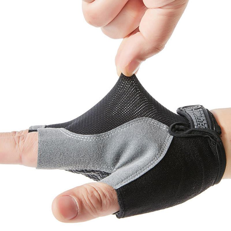 Professional Gym Fitness Breathable Anti-Slip Women Men Half Finger Summer Fishing Cycling Fingerless Gloves Female Bicycle Bike