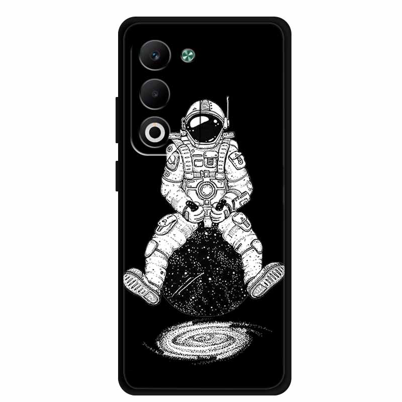 Coque For OPPO A5m A5i Pro Case Cartoon Cat Black Silicone TPU Soft Phone Case For OPPO A5 5G 4G Global Back Cover Case Funda