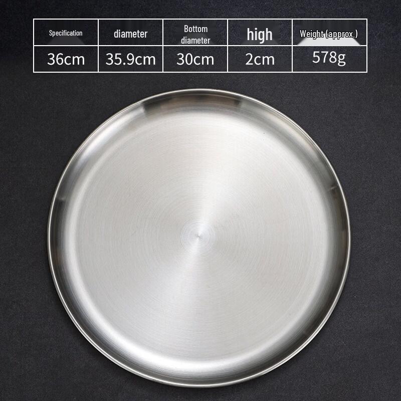 Korean Style Melamine Round Serving Plate