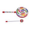 Hand Drum Wooden Frame Cartoon Shape Cute Appearance Crisp Sweet Small Volume Kids DrumLolly