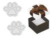 Silver Earrings Dog Paws Small Women's Studs Dog Paw Studs Silver
