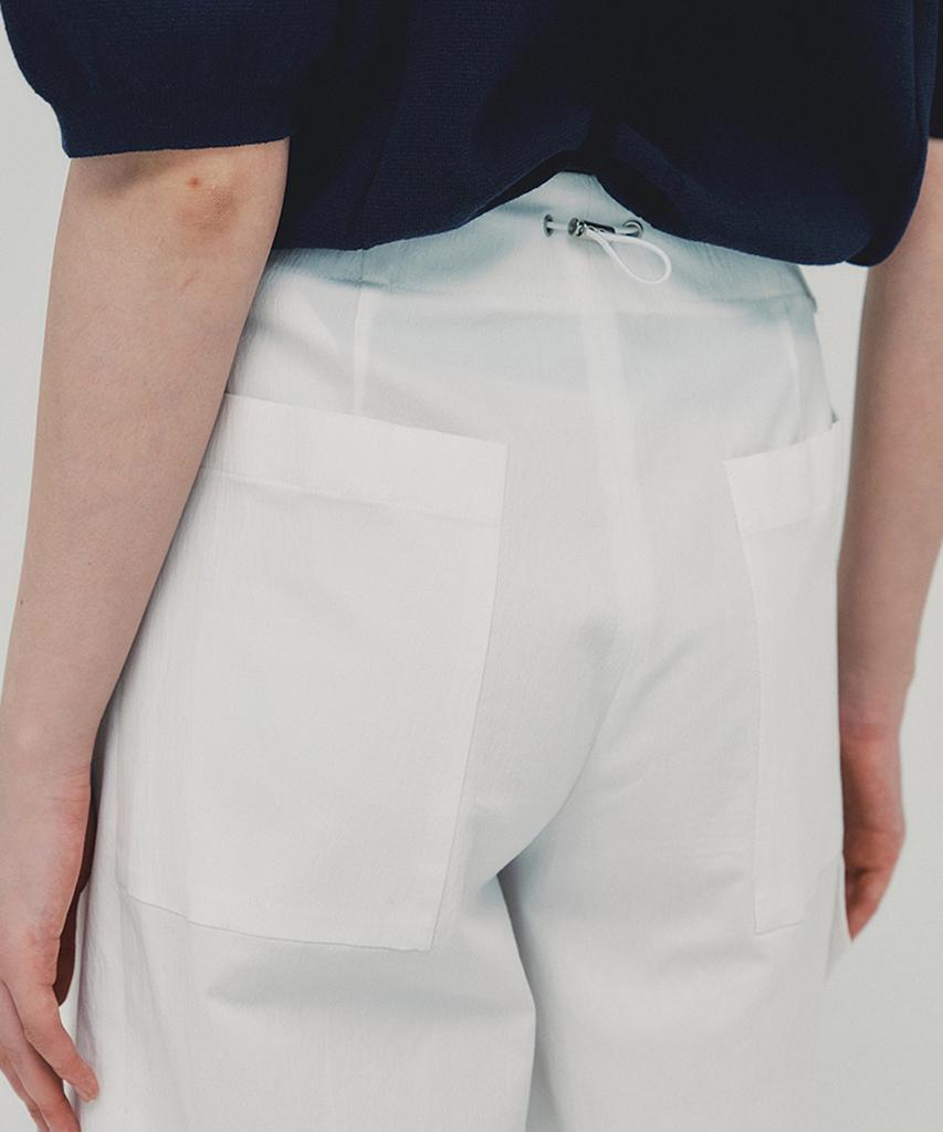 AHWE Cropped Cargo Pants_White