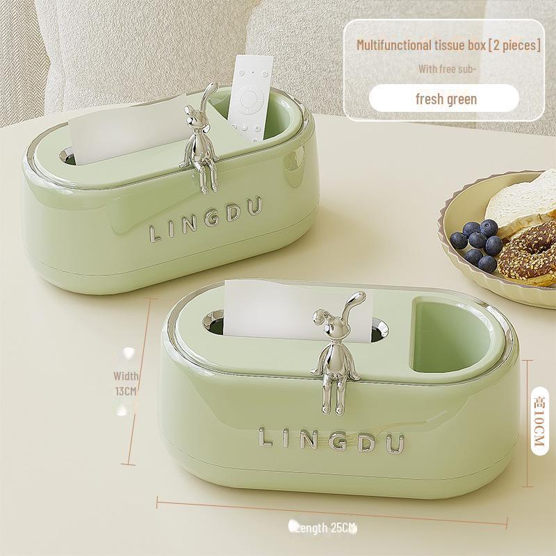 Kreative Multifunktionale Aufbewahrungsbox für Taschentücher und Fernbedienungen für Zuhause und Restaurant
