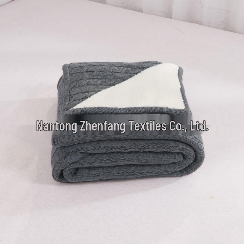 

GPPNKC Thick Lamb Velvet Knitted Blanket
