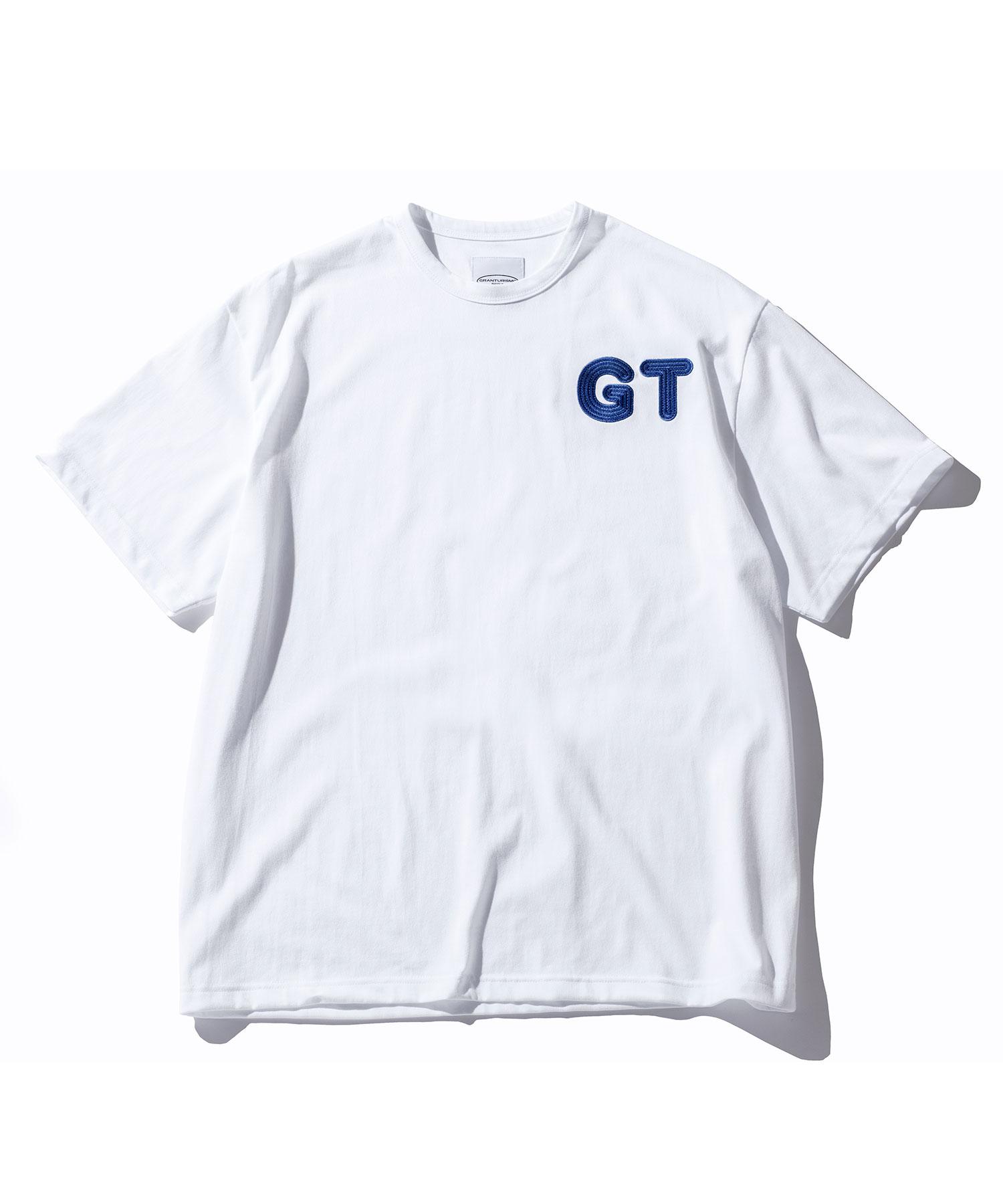 Gran Turismo Two-Tone Chain Embroidery Gt Logo White T-Shirt White/48(M)