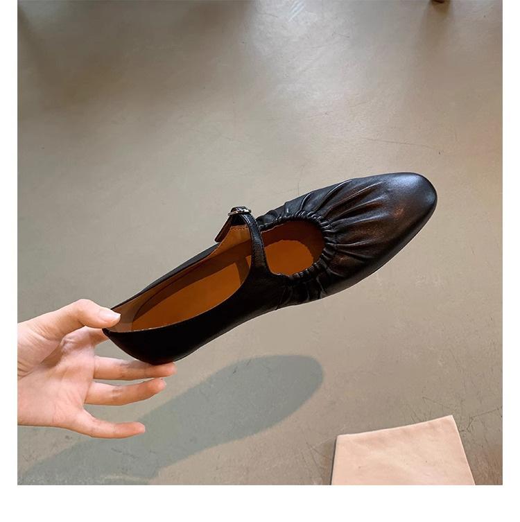 Grape Mom Fashion Huizhou Women's Shoes Folded Silver Single Shoes Women's Low Heel Korean Edition Single Shoes 20254 Spring Women's Shoes