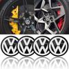 Dla Volkswagen 4 Sztuki 56mm Nakładka na Środek Koła Samochodu Naklejka Akcesoria Dla Volkswagen CC Polo Golf 4 5 6 7 Passat B6 B