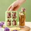 Bear Ice Pop Molds Cartoon Molds Silicone Homemade Frozen Baby Molds Maker Bpa Free Reusable Easy Unmold