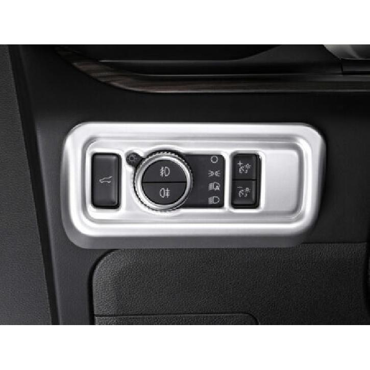 Headlight Switch Control Frame Cover 1* For Ford Explorer - Matte Silver