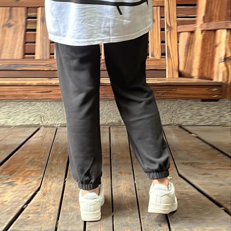 (WMNS) Converse Logo Sweatpants Asia Sizing 'Black' Women's 10024730-A01