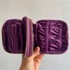 Soft Velvet Jewelry Pouch for Travel Double Layer Jewelry Case  for Rings, Bracelets, & Bangles