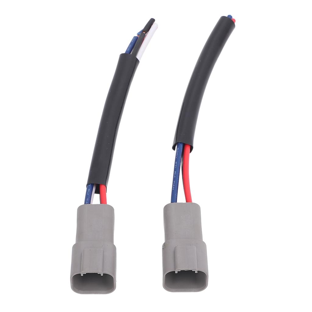 Pair of DT 4 Pin Connector Waterproofing DT Automotive Electrical Connector Wiring Harness for Cars Trucks Boats LED