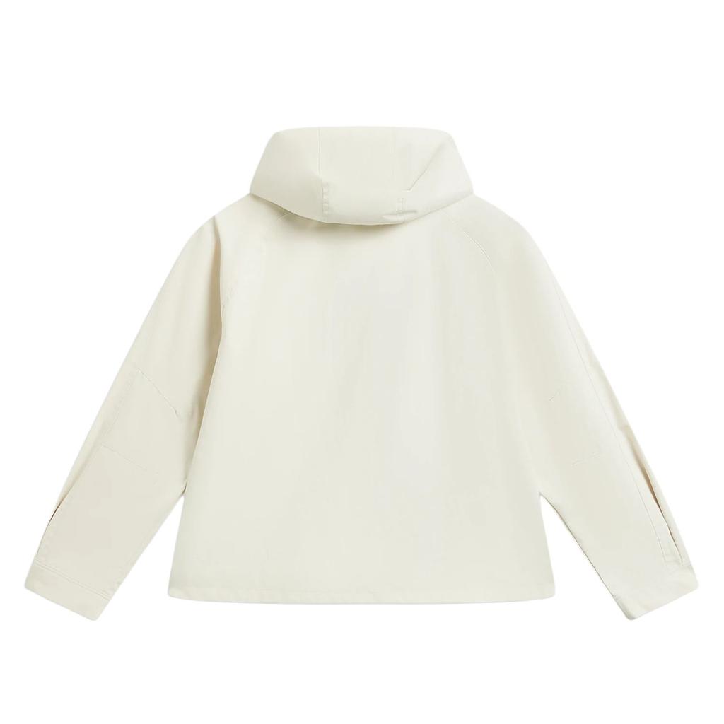 Li-Ning Solid Color Zipper Hooded Versatile Windbreaker Women Outerwear AFDW198-1
