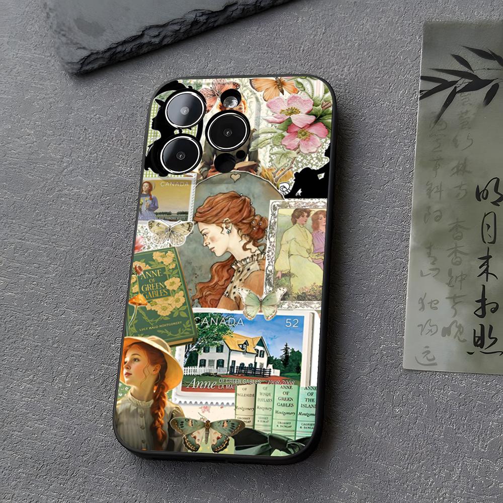 Cartoon Anne Of Green Gables Phone Case Funda For Iphone 13 17 16 11 15ProMax 14 12 Pro Xs Max Mini Xr X 7 8 6 6s Plus Covers