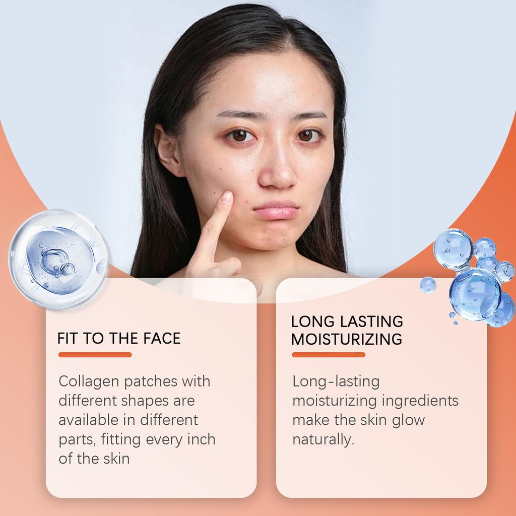 Facial Complete Collagen Care Set For Deep Moisturization And Eye Area Treatment Firming