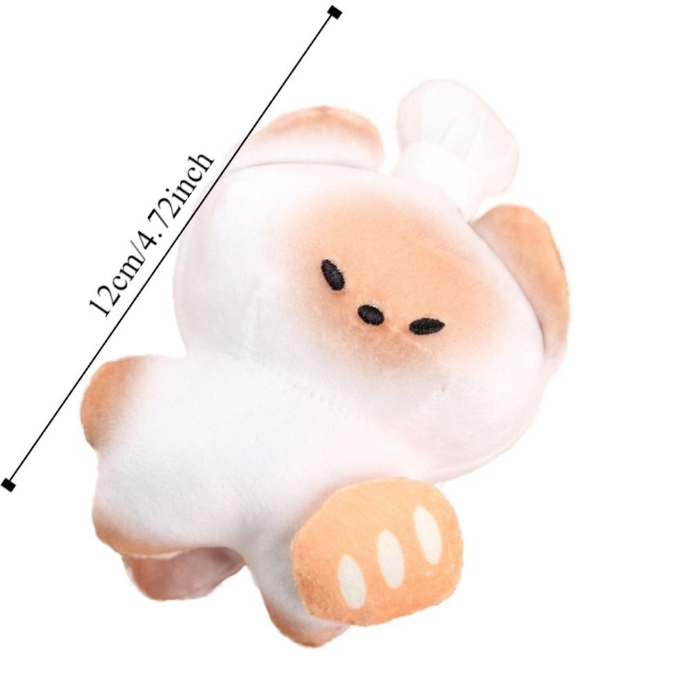 PP Cotton Animal Bread Cat Keychain Collection Stuffed Animal Bag Pendant  Jewelry Accessories
