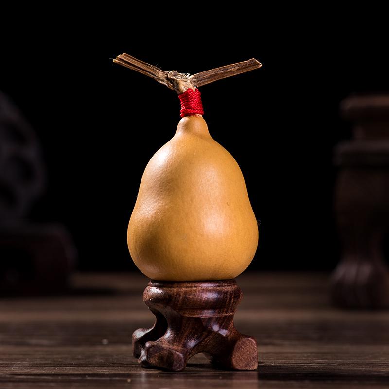 Ручная кладь Мини-подвеска из натуральной тыквы с фиолетовой патиной